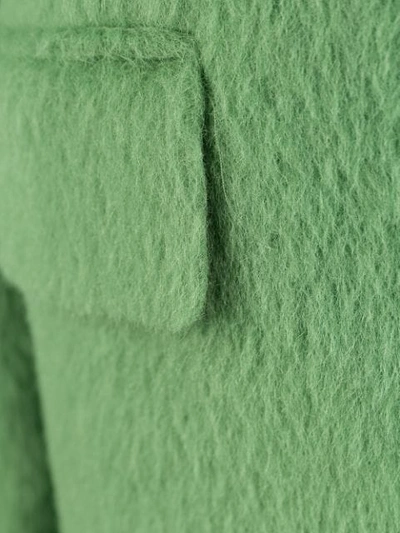 Shop Acne Studios Single-breasted Coat In Green