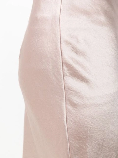 Shop Alexander Wang T Wash & Go Midi Skirt In Pink