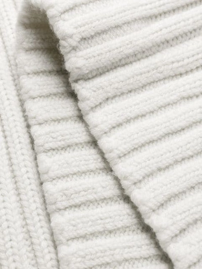 Shop Holland & Holland Ribbed Knit Jumper In White