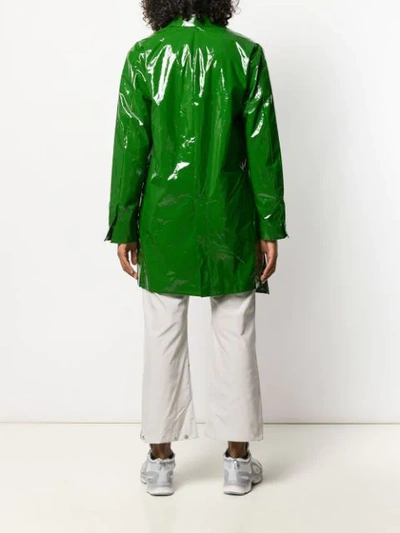 Shop A-cold-wall* Water-resistant Trench Coat In Green