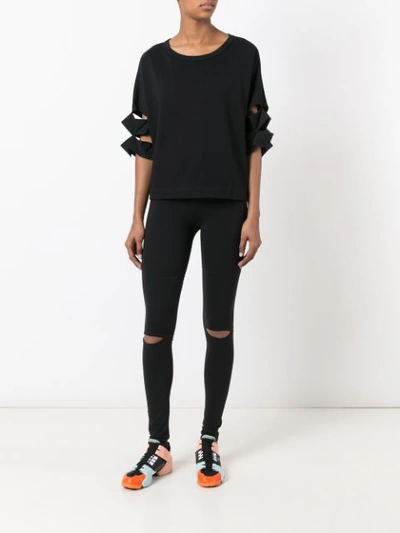 Shop Y-3 Cut Out Leggings - Black