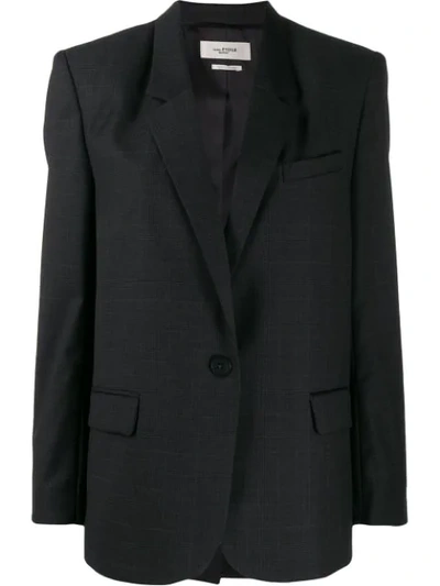 Shop Isabel Marant Étoile Single Breasted Blazer In Grey