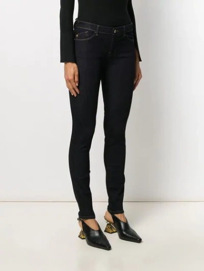 Shop Emporio Armani Skinny Jeans In Blue