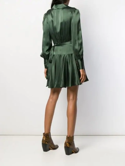 Shop Zimmermann Gewickeltes Kleid In Green