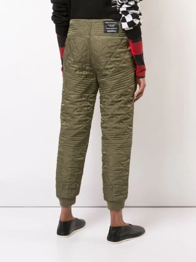 Shop Proenza Schouler Pswl Quilted Pant - Green