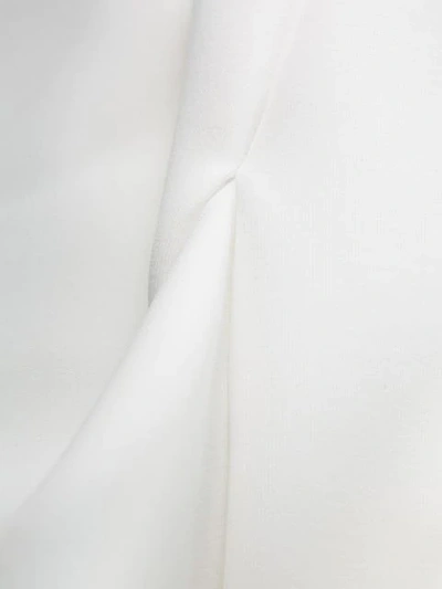 Shop Off-white Pleated Mini Skirt In 0100 White No Color