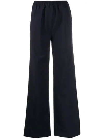 Shop Acne Studios Easy-fit Straight Trousers In Blue