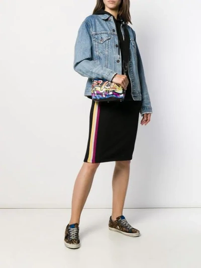Isabel Marant Étoile Stripe Panel Pencil Skirt In Black