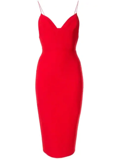 Shop Alex Perry 'mercer' Kleid In Red