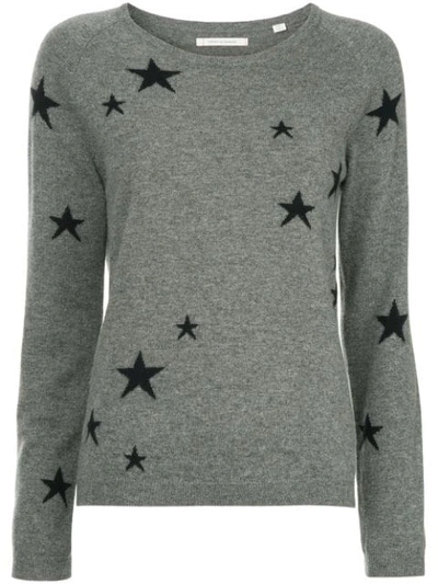 Shop Chinti & Parker Star Sweater - Grey
