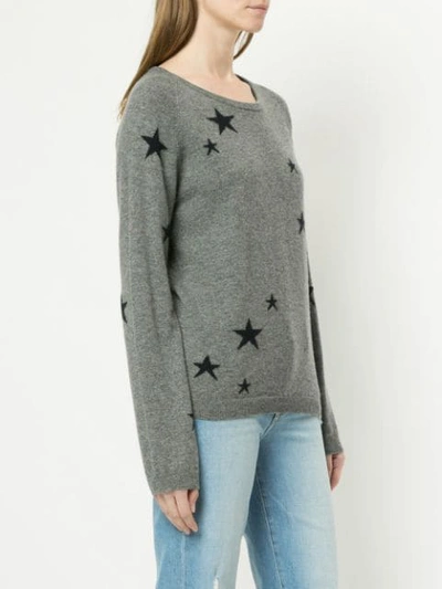 Shop Chinti & Parker Star Sweater - Grey