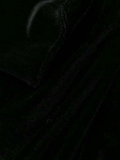 Shop Alexandre Vauthier Structured Shoulder Cocktail Dress In Black