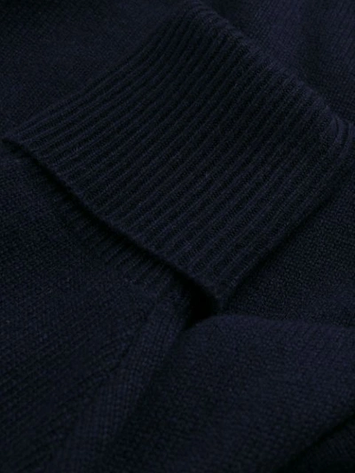 Shop Chloé V-neck Cashmere Jumper In Blue