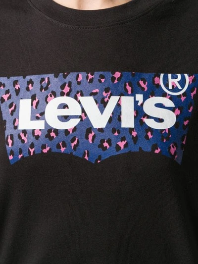 Shop Levi's Graphic Print T-shirt In Black