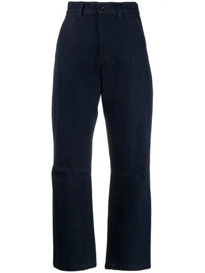 Shop Barena Venezia High Waisted Jeans In Navy