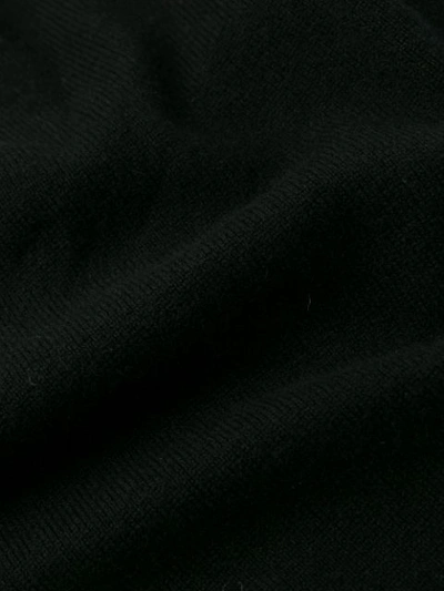 Shop Allude Cashmere Roll-neck Jumper In Black