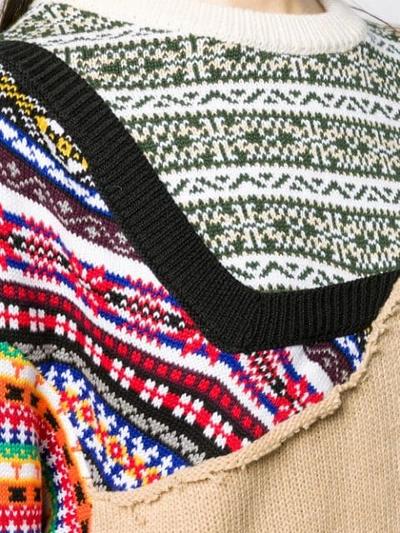 Shop Preen By Thornton Bregazzi Naya Knitted Sweater In Neutrals