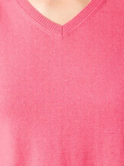 Shop Aspesi V-neck Pullover - Pink