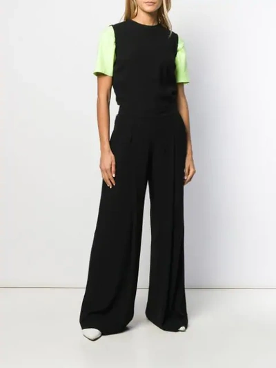 Shop Mcq By Alexander Mcqueen Pleated Jumpsuit In Black