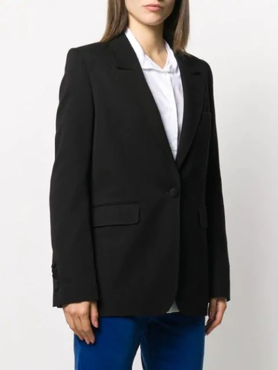 Shop Ann Demeulemeester Slim-fit Blazer In Black