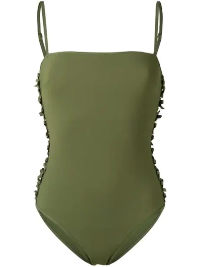 Shop Zimmermann One-piece Swimsuit - Green