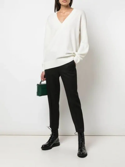 Shop Rag & Bone V-neck Cashmere Sweater In White
