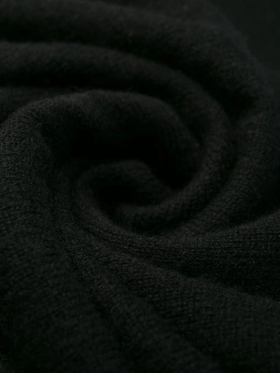 Shop Zimmermann Tie Waist Knitted Jumper In Black