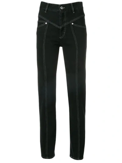 Shop Isabel Marant Lorrick Slim In Black