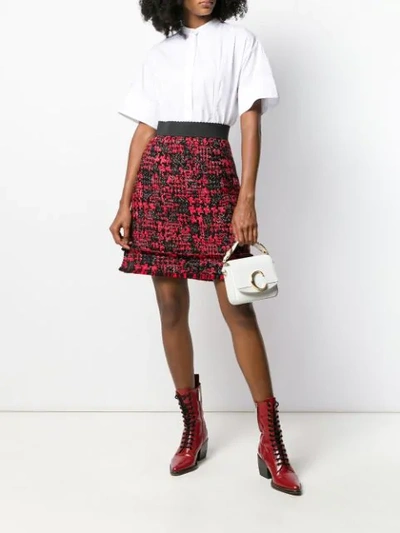 Shop Dolce & Gabbana Short Tweed Skirt In S8032