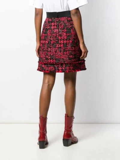 Shop Dolce & Gabbana Short Tweed Skirt In S8032