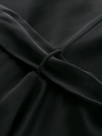 Shop Zimmermann V-neck Wrap Dress In Black