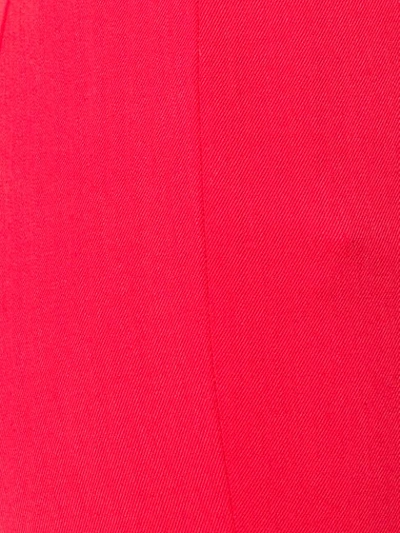 HACHE 高腰烟管裤 - 红色