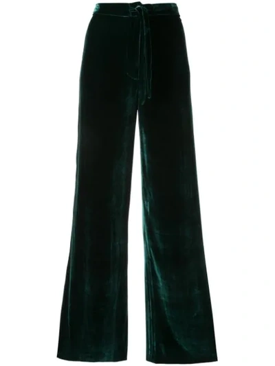 Shop 16arlington Cher Wide-leg Trousers In Green