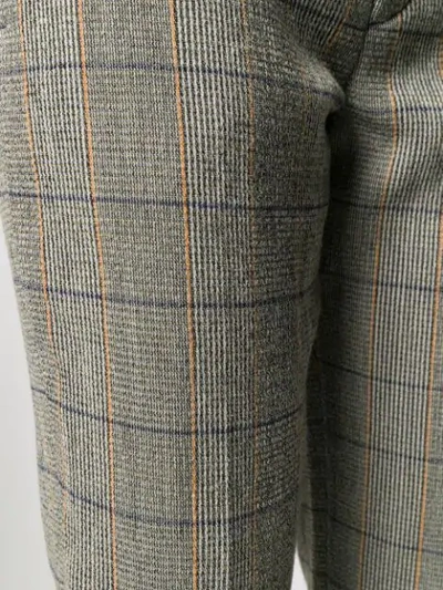 CHECKED CROPPED TROUSERS