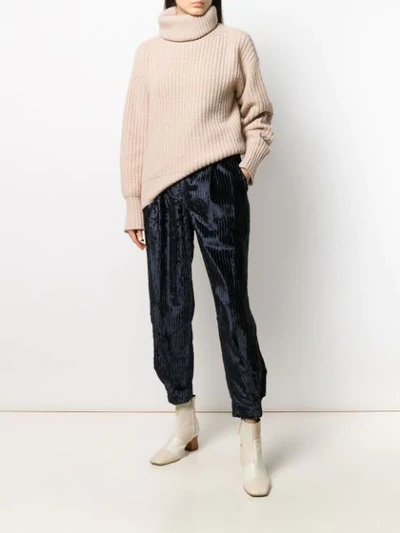 Shop Ulla Johnson Corduroy Balloon Leg Trousers In Blue