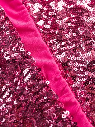 Shop Andamane Sequin Cropped Top In Pink