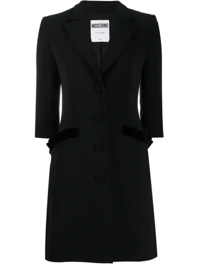 Shop Moschino Blazer Dress In Black