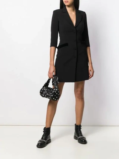 Shop Moschino Blazer Dress In Black