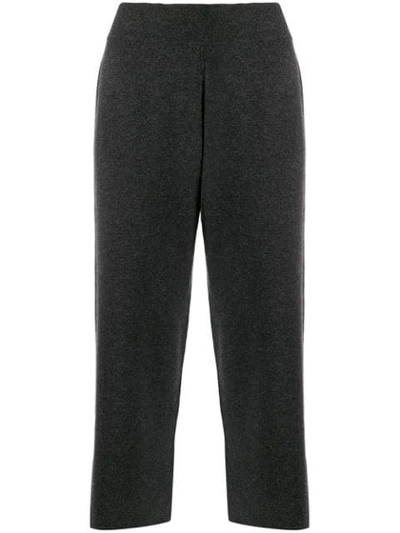 Shop Le Kasha India Cropped Trousers In Grey