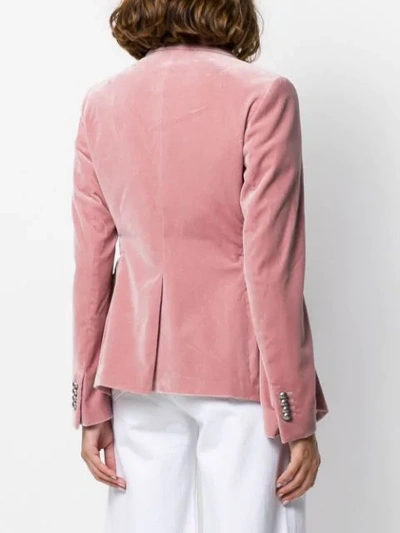 Shop Tagliatore Gilda Single-breasted Blazer In Pink