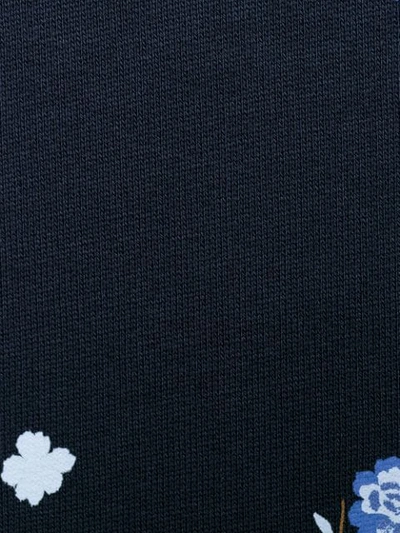 Shop Kenzo Cheongsam Flower Sweatshirt - Blue