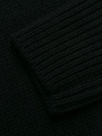Shop Allude Cashmere Turtleneck Sweater In Black