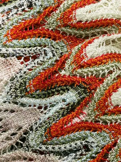 Shop Missoni Patterned Knit Cardigan In Neutrals