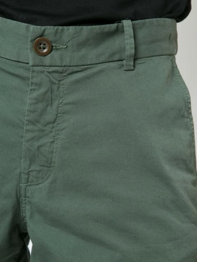 Shop Nili Lotan Frayed Hem Shorts - Green