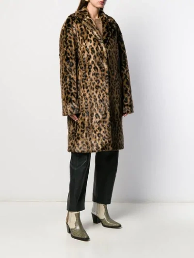 Shop N°21 Leopard Print Coat In Neutrals