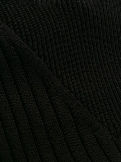 Shop Courrèges Turtleneck Sweatshirt In Black