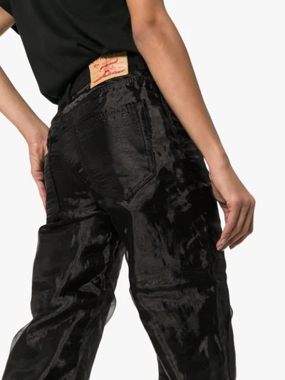 Shop Y/project Organza Jeans In Black