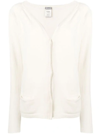 Shop Kristensen Du Nord Classic Cardigan In Neutrals