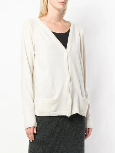 Shop Kristensen Du Nord Classic Cardigan In Neutrals