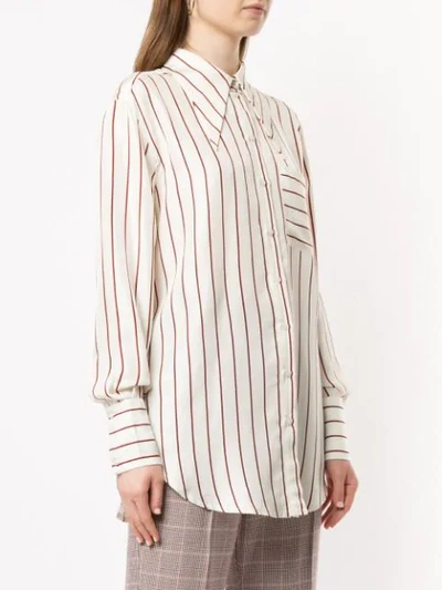 Shop Acler Antol Shirt In Neutrals